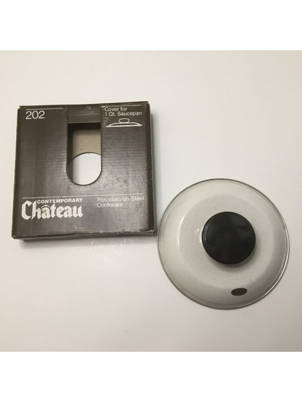 Sanko Ware 1qt Saucepan Lid Contemporary Chateau 202 Porcelain On Steel Japan